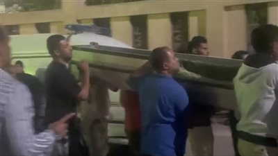 أهالي شبرا الخيمة يشيعون جثمان الطفل ضحية البلاعة