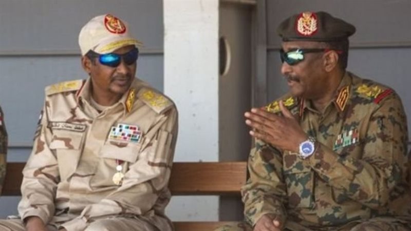 البرهان حميدتي، فيتو
