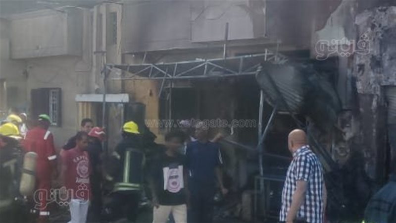 حريق ف اسوان