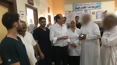 نائب وزير الصحة يوجه بسرعة تشغيل جهاز الأشعة المقطعية بمستشفى النوبارية المركزي