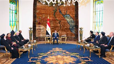  السيسي: انعقاد المؤتمر السادس لمجلس الكنائس العالمي يحمل دلالات عميقة على مكانة مصر الروحية والتاريخية