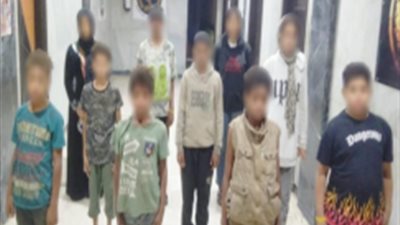 ضبط 10 متهمين لاستغلال الأحداث في التسول والبيع الإلحاحي بالجيزة