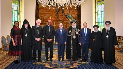  10 رسائل مهمة من السيسي لـ وفد مجلس الكنائس العالمي