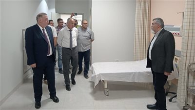 جولة مسائية لمساعدي وزير الصحة بمستشفى بولاق الدكرور لبدء التشغيل التجريبي في ديسمبر المقبل