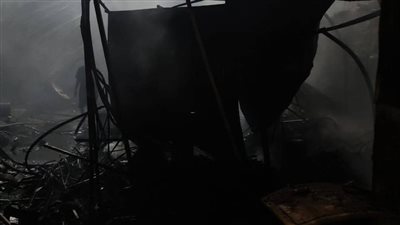 السيطرة على حريق نشب داخل محل مأكولات ببنها