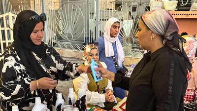 افتتاح معرض المنتجات اليدوية بمكتبة مصر العامة في الدقهلية 