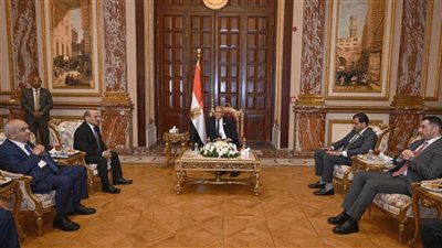 رئيس مجلس الشيوخ يستقبل أعضاء أمانة فض المنازعات بوزارة العدل