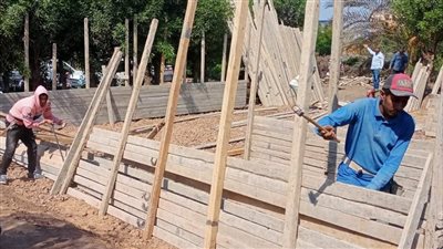  الجيزة تواصل التصدي للتعديات، إزالة شدة خشبية على أرض زراعية بأوسيم