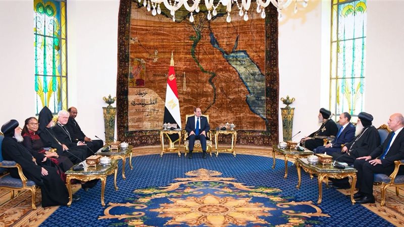 الرئيس السيسي يستقبل