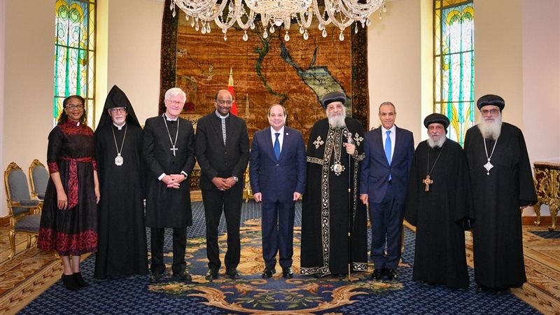 الرئيس السيسي يستقبل