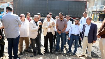 محافظ الشرقية يتفقد مشروعات رصف وتطوير الطرق بالقنايات والحسينية