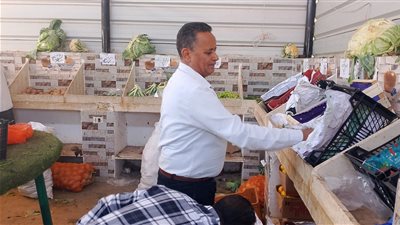 الطماطم بـ15 والبطاطس بـ10، أسعار مخفضة في سوق اليوم الواحد بالوادي الجديد