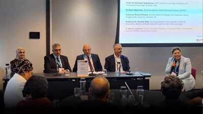 أمين الأعلى للجامعات يشارك في جلسة نقاشية عن التعليم العابر للحدود