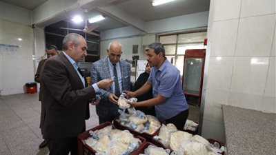 رئيس جامعة كفر الشيخ يتفقد مطعم المدن الجامعية (صور)