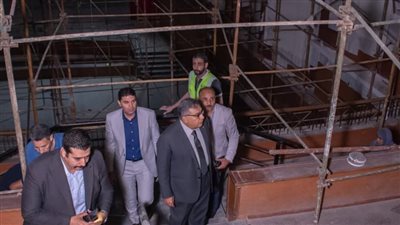 محافظ الدقهلية يتفقد أعمال تطوير ورفع كفاءة مسرح أم كلثوم بقصر ثقافة المنصورة