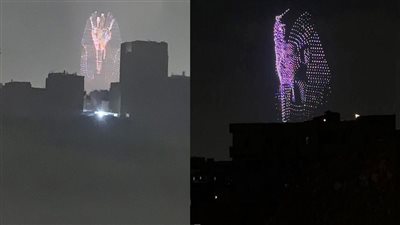بشكل مفاجئ، ظهور الملك الذهبي في سماء مصر قبل الحفل التاريخي (فيديو وصور) 