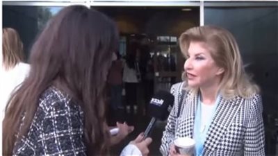 حافظة ومش مذاكرة، هالة سرحان تعلق على إحراجها لمراسلة لبنانية في منتدى الإعلام (فيديو)