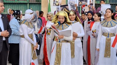 مدارس الجمهورية تحتفل بافتتاح المتحف المصري الكبير (صور)