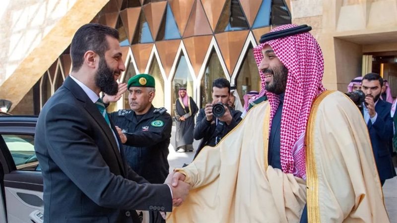 الشرع وبن سلمان،