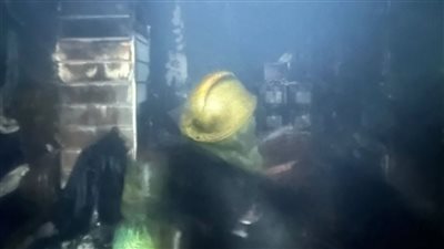 مصرع شخص في حريق داخل مخزن خردة بالقليوبية 