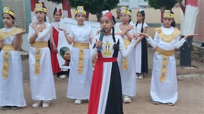 استعدادا لافتتاح المتحف المصري الكبير، طلاب الغربية يؤدون فقرات فنية بالزي الفرعوني 