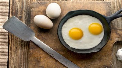 شروط طهي البيض حفاظا على قيمته الغذائية