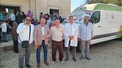 تقديم 3100 خدمة طبية في قافلة مجانية بقرية الحرية ببني سويف