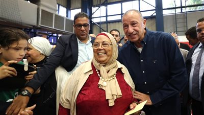 مظاهرة في حب الخطيب خلال انتخابات الأهلي (صور)