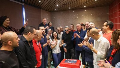 احتفالية مجلس الأهلي بعيد ميلاد الخطيب على هامش الانتخابات (صور)