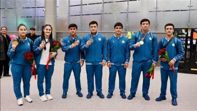 بقيادة مصرية، منتخب أوزبكستان لرفع الأثقال يتألق في دورة الألعاب الآسيوية 