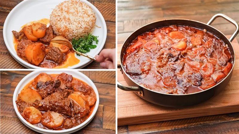 صينية البطاطس باللحمة