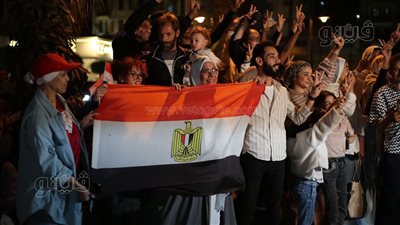 شاهد، احتفالات المصريين بافتتاح المتحف المصري الكبير