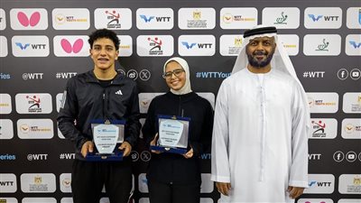 رئيس الوفد الإماراتي يشيد بتنظيم مصر للبطولة الدولية لتنس الطاولة
