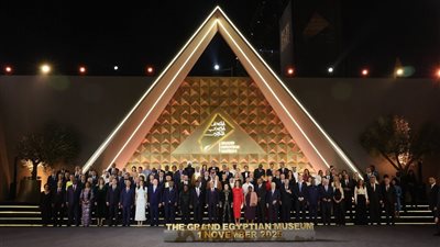  السيسي لضيوف المتحف الكبير، أهلا بكم في مصر بلد الحضارة والتاريخ السلام والمحبة