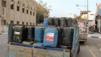ضبط 675 لتر بنزين 80 قبل بيعها بالسوق السوداء في الفيوم