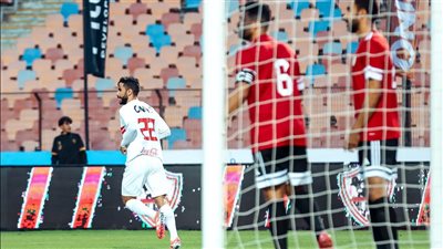 عدي الدباغ يسجل هدف الزمالك الثالث أمام طلائع الجيش 