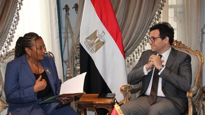 وزير الثقافة يلتقي نظيرته البرازيلية لبحث آفاق التعاون