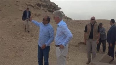 ملك بلجيكا في جولة خاصة بسقارة وأبو صير بعد افتتاح المتحف المصري الكبير (صور)
