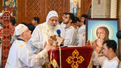 الأنبا ميخائيل يشارك في كرنفال لذوي الهمم في إيبارشية حلوان