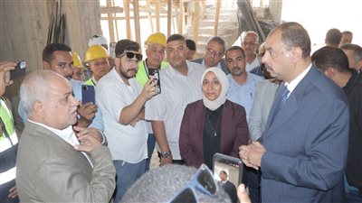 محافظ سوهاج يتفقد أعمال إنشاء المجمع الخدمي لصانعي الأثاث بطهطا