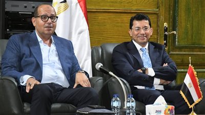 وزير الرياضة ورئيس الأولمبية يلتقيان أبطال رفع الأثقال لمناقشة برامج إعدادهم وسبل دعمهم 