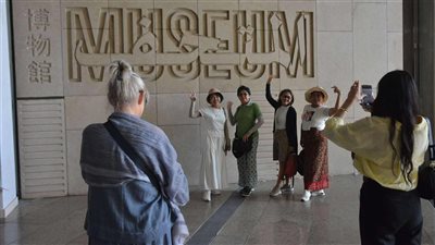  المتحف المصري الكبير يفتح أبوابه أمام الزائرين لأول مرة بعد الافتتاح 