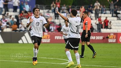 عمر كمال يسجل الهدف الرابع لمنتخب مصر في شباك هايتي بكأس العالم تحت 17 