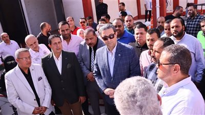 محافظ دمياط يفتتح محطة الصرف الصحي بشط جريبة