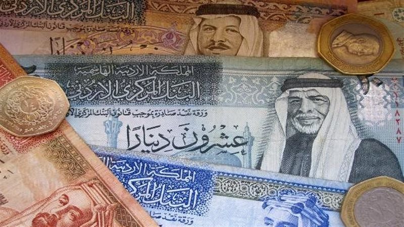 سعر الدينار الأردني