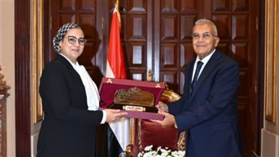 رئيس مجلس الشيوخ يستقبل رئيسة القومي للمرأة