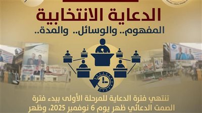وزارة الشئون النيابية تنشر إنفوجرافا توعويا حول انتخابات مجلس النواب