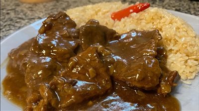 طريقة عمل ستيك اللحم بصوص الديمجلاس، أكلة المطاعم الفاخرة 