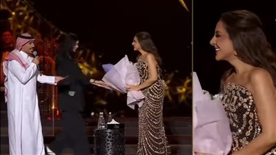 بمناسبة شفائها، مقدم حفل موسم الرياض يفاجئ أنغام باحتفالية ضخمة في ليلة رأس السنة (فيديو)