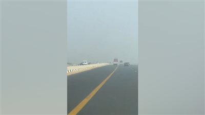 شبورة مائية تغطي سماء القاهرة والجيزة (فيديو)